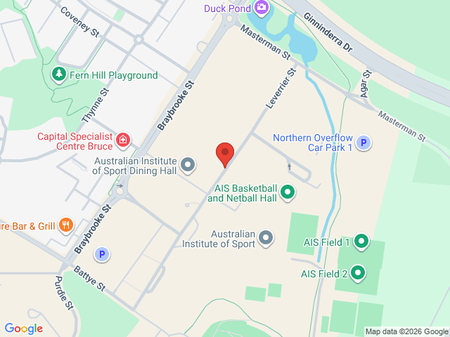 Map showing event location